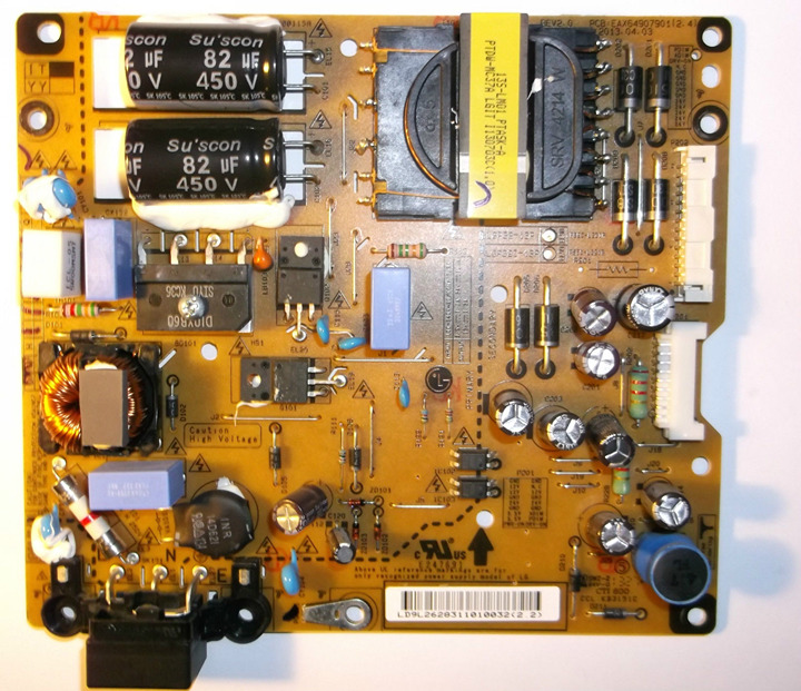 POWER SUPPLY BOARD EAX64907901(2.4) for tv LG tested POWER SUPPLY BOARD EAX64907901(2.4) for tv LG tested